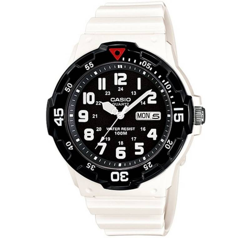CASIO Luxusuhr Herren Analog Quarz Uhr mit Resin Armband MRW-200HC-7 von CASIO