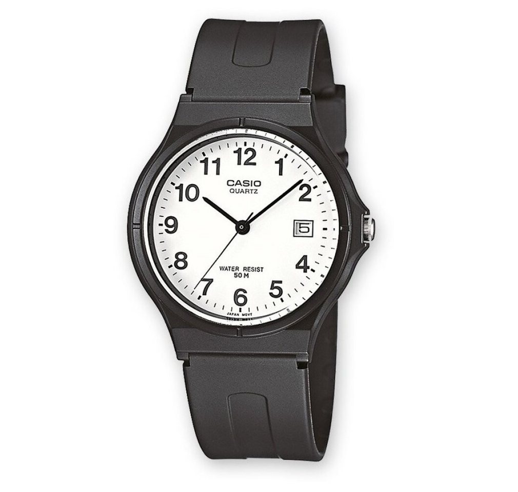 CASIO Luxusuhr Herren Analog Quarz Uhr mit Resin Armband MW-59-7B von CASIO