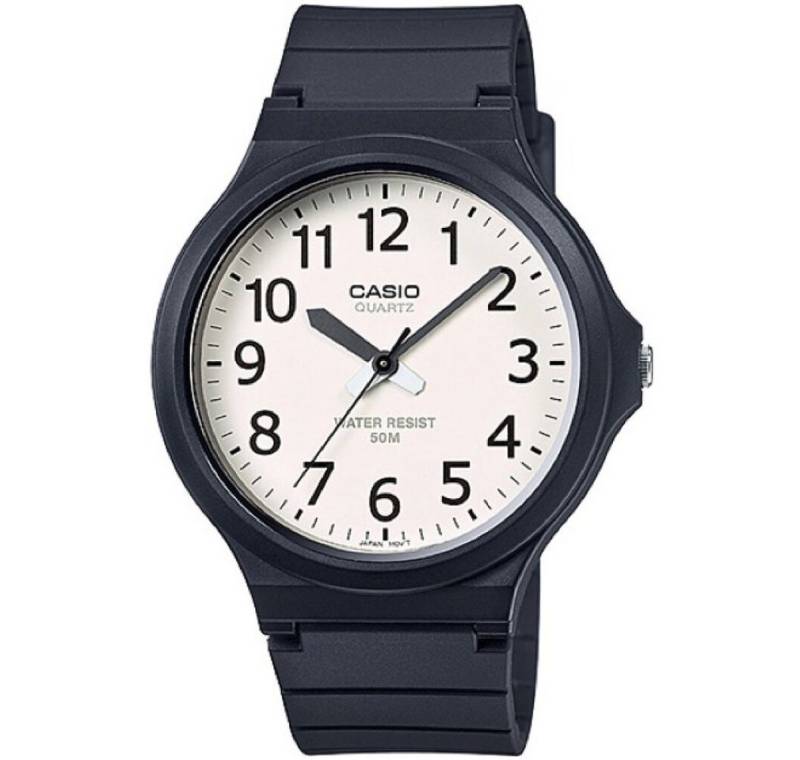 CASIO Luxusuhr Herren Analog cuarzo japonés Uhr mit Harz Armband MW-240-7B von CASIO
