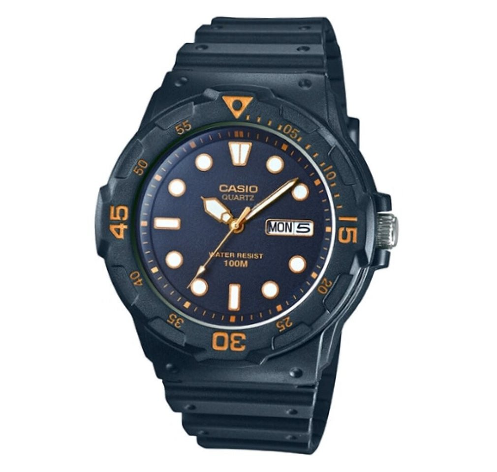 CASIO Luxusuhr Herren-Armbanduhr Casual Analog Quarz Resin MRW-200H-1E von CASIO