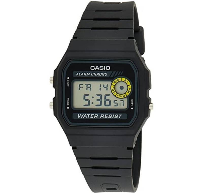 CASIO Luxusuhr Herren-Armbanduhr Digital Quarz mit Kautschukarmband F-94WA von CASIO