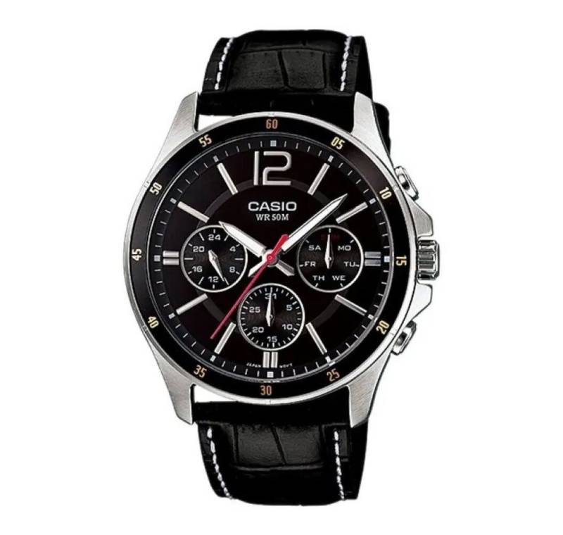 CASIO Luxusuhr Herren Multifunktion cuarzo japonés Uhr MTP-1374L-1A von CASIO