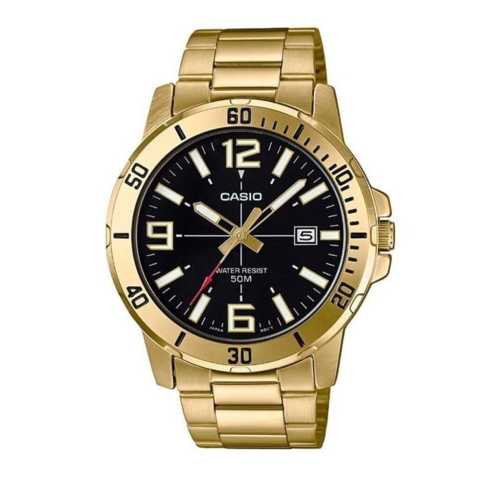 CASIO Luxusuhr MTP-VD01G-1B Herren Armbanduhr von CASIO