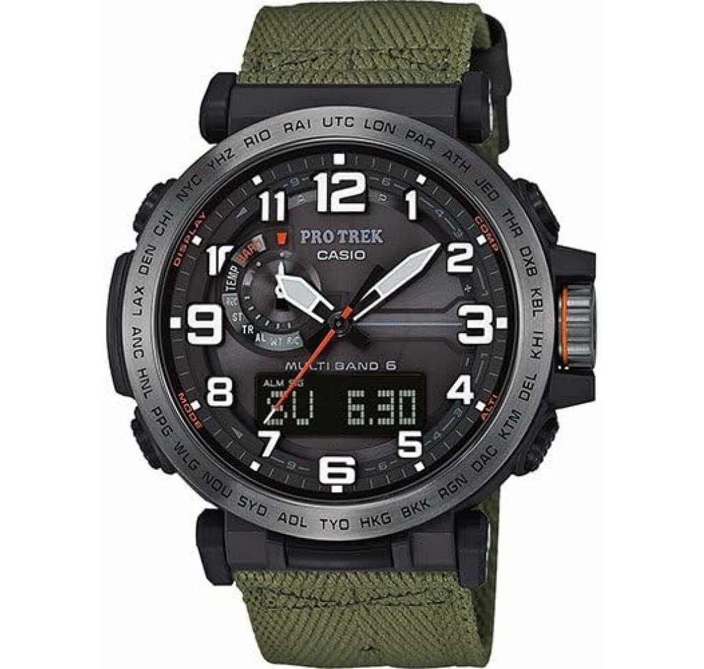CASIO Luxusuhr PRW-6600YB-3ER Pro-Trek Funkgesteuerte Solaranlage 52mm 10ATM von CASIO