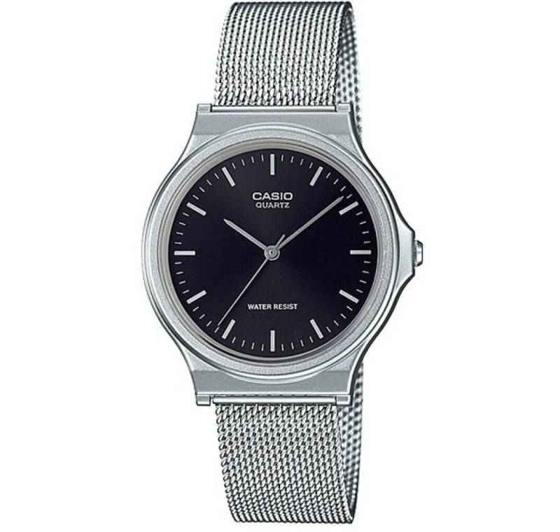 CASIO Luxusuhr Unisex Erwachsene Analog Quarz Uhr mit Edelstahl Armband von CASIO