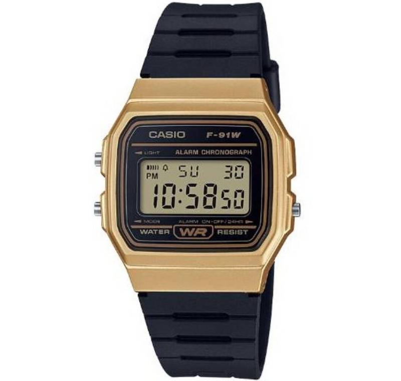 CASIO Luxusuhr Unisex Erwachsene-Armbanduhr F-91WM von CASIO