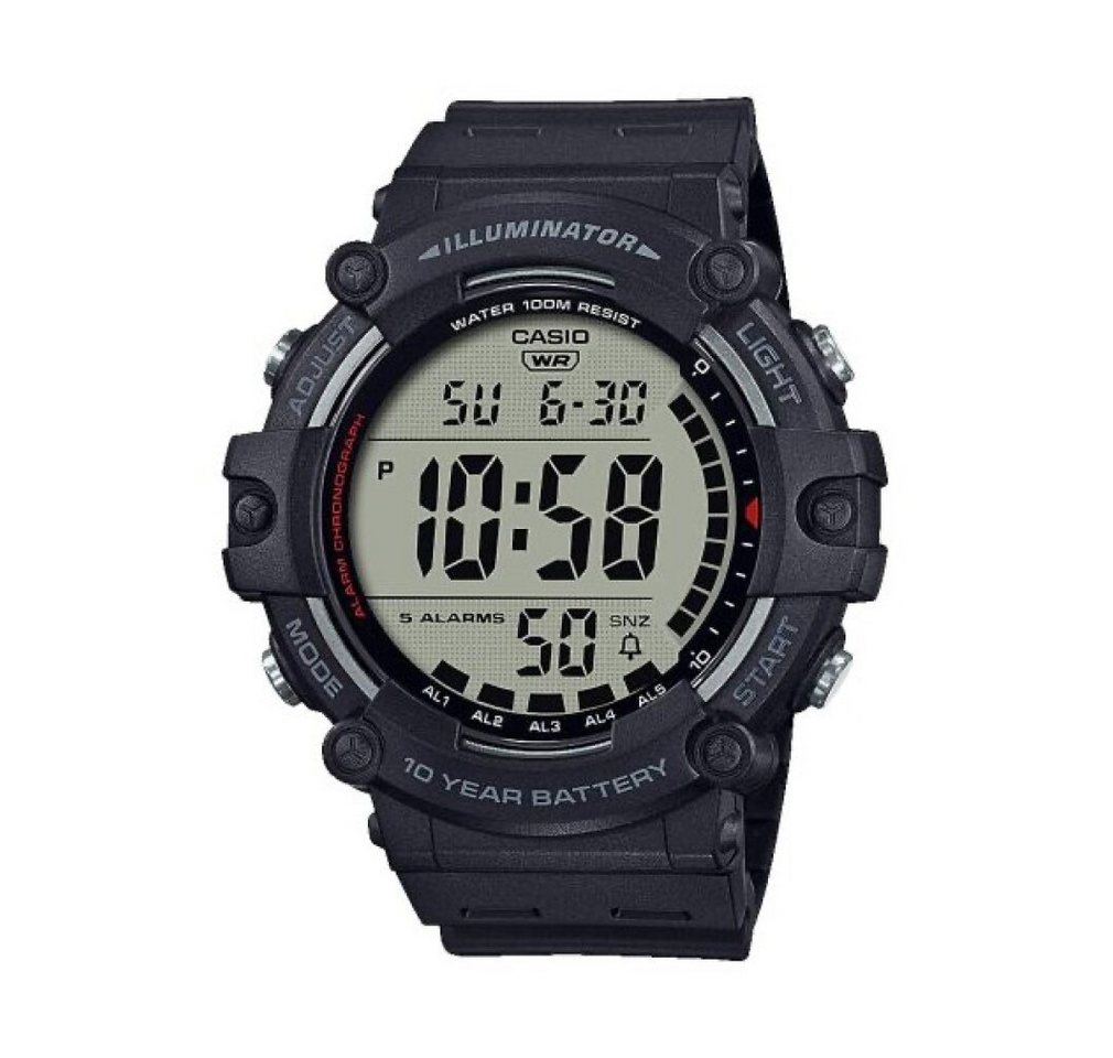 CASIO Luxusuhr Unisex-Erwachsene Digital Quartz Uhr mit Kunststoff Armband CASIO Luxusuhr Unisex-Erwachsene Digital Quartz Uhr mit Kunststoff Armband von CASIO
