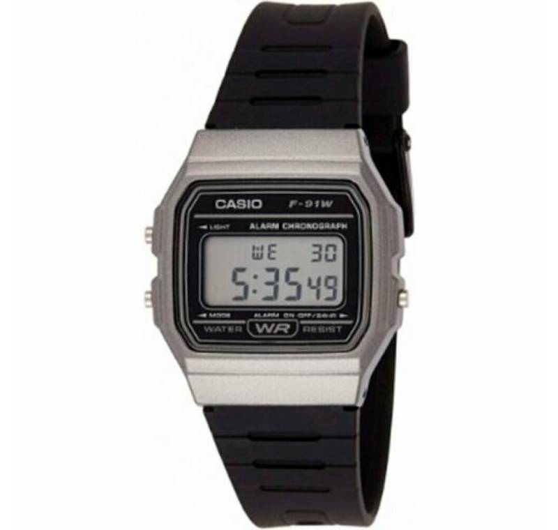 CASIO Luxusuhr digital F-91WM-1BDF von CASIO