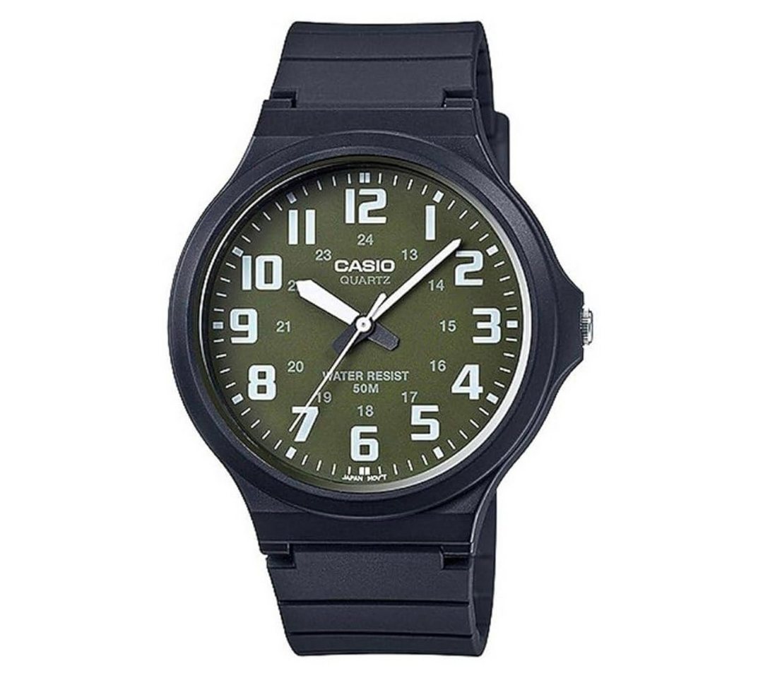 CASIO Mechanische Uhr Casio Armbanduhr Herren MW-240-3BVDF von CASIO