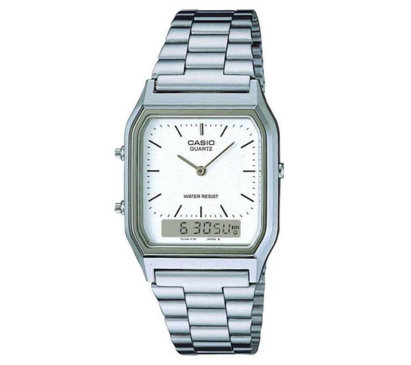 CASIO Mechanische Uhr Casio Unisex Retro Armbanduhr AQ-230A-7DMQYES von CASIO