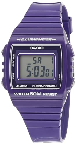 Casio Herren Digital Quarz Uhr mit Resin Armband W-215H-6 von Casio