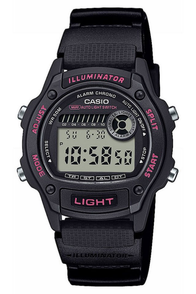 CASIO Quarzuhr Alarm-Chrono für und Jugendliche von CASIO