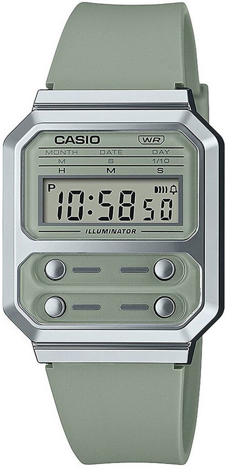 CASIO Quarzuhr Armbanduhr - Serie: Casio Vintage - Casio Modell: A100WEF-3AEF von CASIO