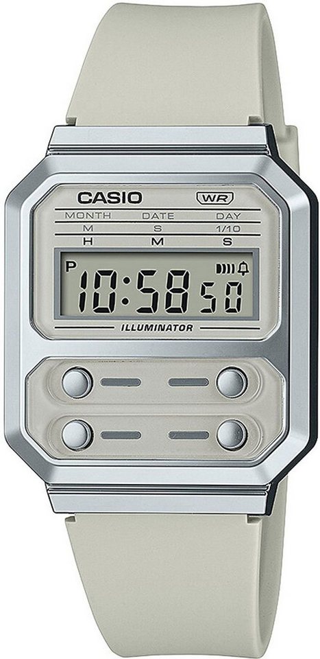 CASIO Quarzuhr Armbanduhr - Serie: Casio Vintage - Casio Modell: A100WEF-8AEF CASIO Quarzuhr Armbanduhr - Serie: Casio Vintage - Casio Modell: A100WEF-8AEF von CASIO