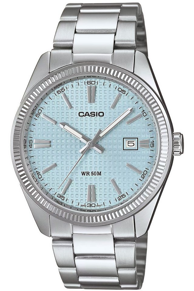 CASIO Quarzuhr Armbanduhr in Unisexgröße Timeless Hellblau von CASIO