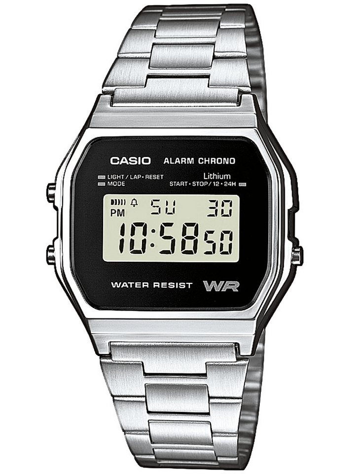 CASIO Quarzuhr CASIO A158WEA-1EF Collection Unisex Uhr 33mm 3ATM CASIO A158WEA-1EF Collection Unisex Uhr 33mm 3ATM von CASIO