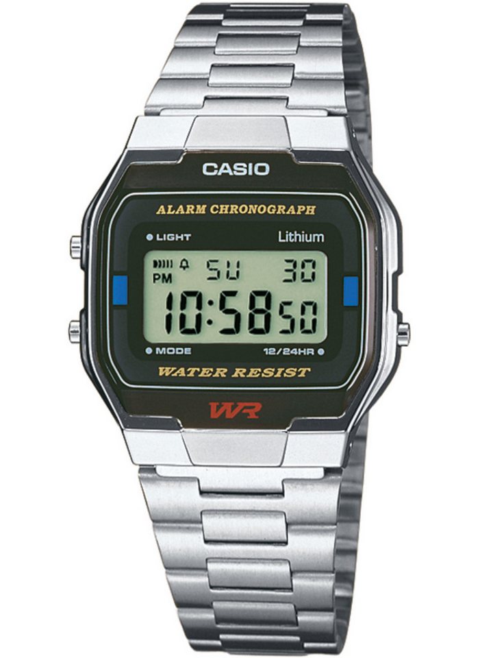 CASIO Quarzuhr CASIO A163WA-1QES Collection Herrenuhr 33mm 3ATM CASIO A163WA-1QES Collection Herrenuhr 33mm 3ATM von CASIO