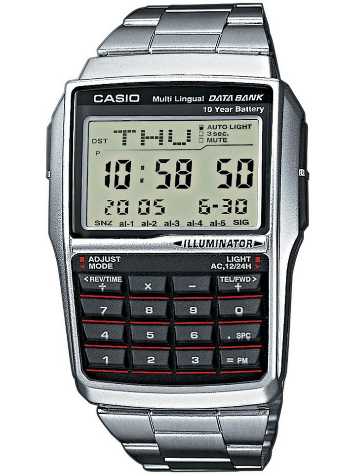 CASIO Quarzuhr CASIO DBC-32D-1AES Collection Datenbank Herrenuhr 37mm CASIO DBC-32D-1AES Collection Datenbank Herrenuhr 37mm von CASIO