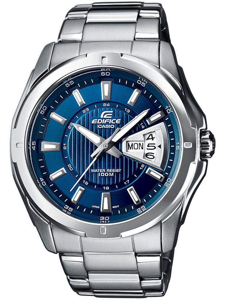 CASIO Quarzuhr CASIO EF-129D-2AVEF EDIFICE Herrenuhr 45mm 10ATM CASIO EF-129D-2AVEF EDIFICE Herrenuhr 45mm 10ATM von CASIO