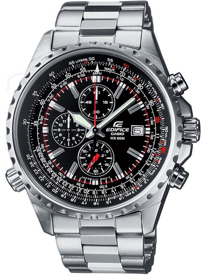 CASIO Quarzuhr CASIO EF-527D-1AVEF EDIFICE Chronograph Herrenuhr 45mm 10ATM CASIO EF-527D-1AVEF EDIFICE Chronograph Herrenuhr 45mm 10ATM von CASIO