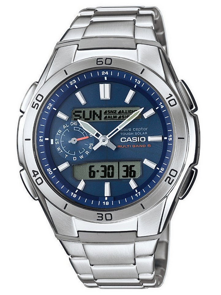CASIO Quarzuhr CASIO WVA-M650D-2AER Funk-Solar Herrenuhr 44mm 10ATM CASIO WVA-M650D-2AER Funk-Solar Herrenuhr 44mm 10ATM CASIO Quarzuhr CASIO WVA-M650D-2AER Funk-Solar Herrenuhr 44mm 10ATM CASIO WVA-M650D-2AER Funk-Solar Herrenuhr 44mm 10ATM von CASIO