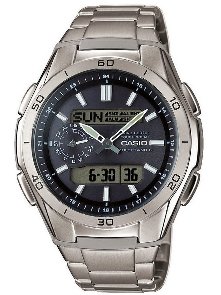 CASIO Quarzuhr CASIO WVA-M650TD-1AER Funk-Solar Herrenuhr 44mm 10ATM CASIO WVA-M650TD-1AER Funk-Solar Herrenuhr 44mm 10ATM von CASIO