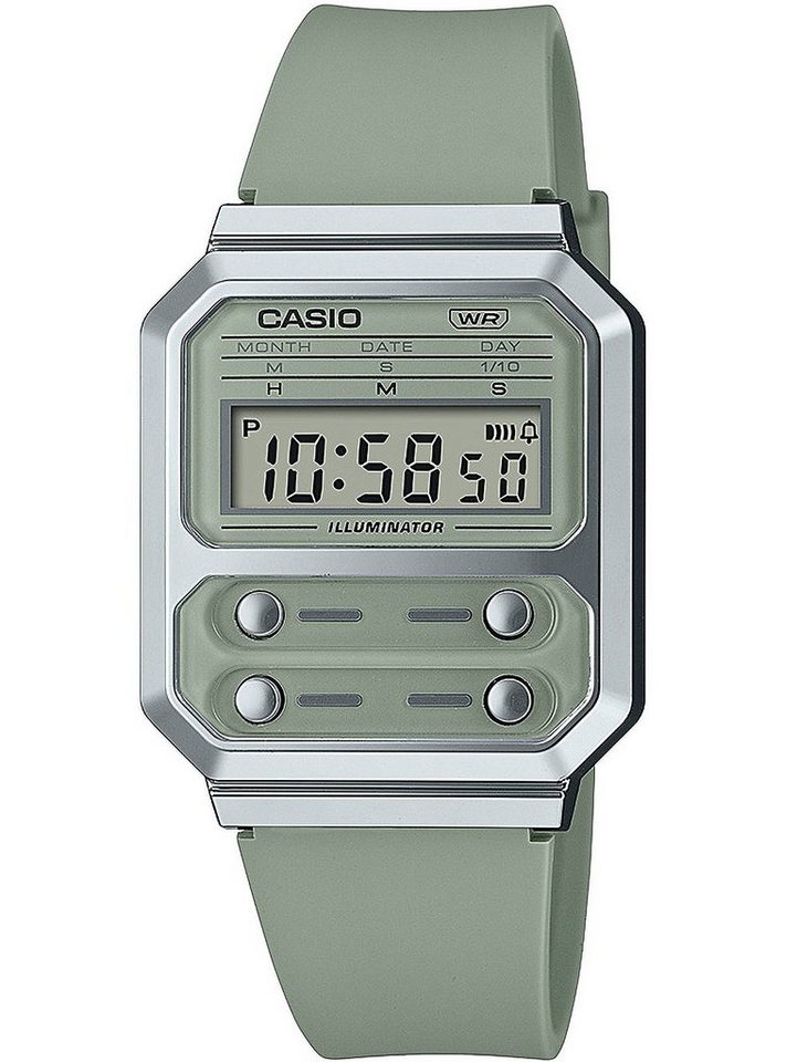 CASIO Quarzuhr Casio A100WEF-3AEF Vintage Unisex Uhr 33mm Casio A100WEF-3AEF Vintage Unisex Uhr 33mm von CASIO