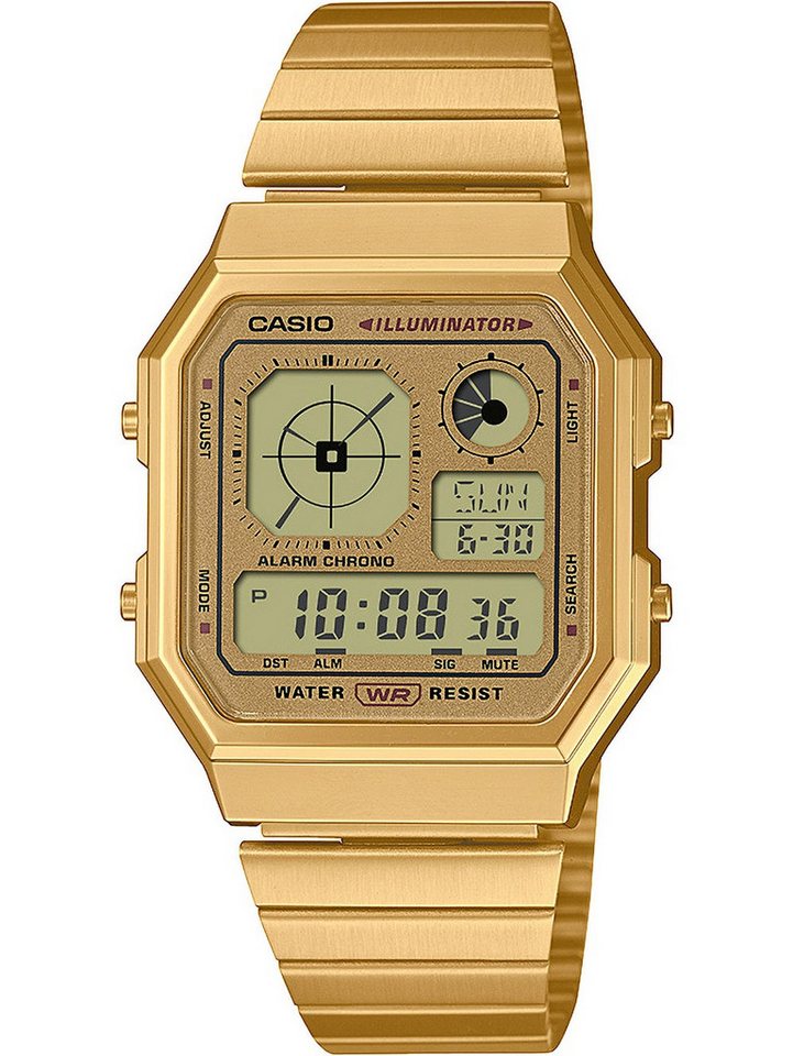 CASIO Quarzuhr Casio A130WEG-9AEF Herrenuhr Vintage collection 34mm 1ATM Casio A130WEG-9AEF Herrenuhr Vintage collection 34mm 1ATM von CASIO