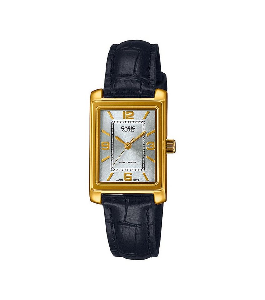 CASIO Quarzuhr Casio Damen Uhr LTP-1234PGL-7A2EF LTP-1234PGL-7A2EF, Casio Damen Uhr LTP-1234PGL-7A2EF von CASIO