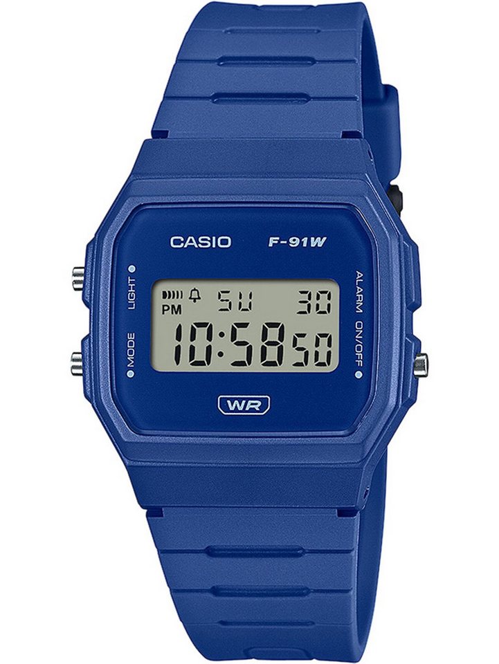 CASIO Quarzuhr Casio F-91WB-2A1EF Herrenuhr Timeless collection 35mm 1ATM Casio F-91WB-2A1EF Herrenuhr Timeless collection 35mm 1ATM von CASIO