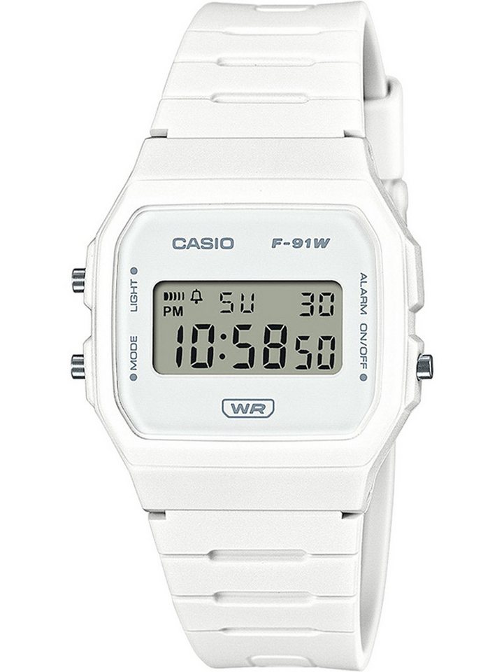 CASIO Quarzuhr Casio F-91WB-7AEF Herrenuhr Timeless collection 35mm 1ATM Casio F-91WB-7AEF Herrenuhr Timeless collection 35mm 1ATM von CASIO