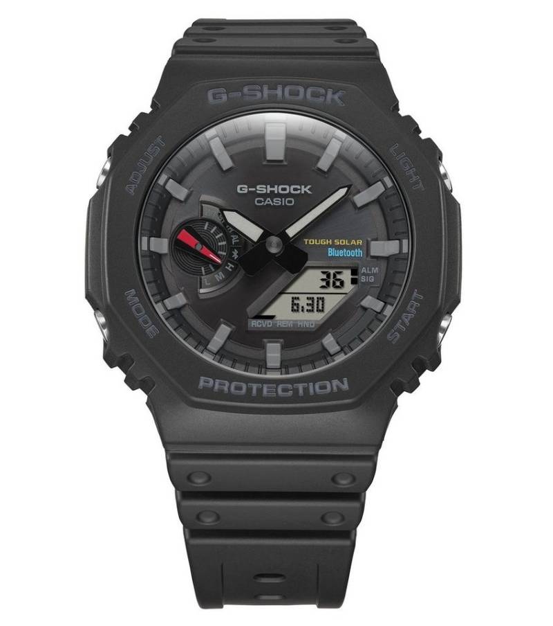 CASIO Quarzuhr Casio G-Shock Herren Analog Uhr GA-B2100-1AER GA-B2100-1AER, CASIO Analog GA-B2100-1AER, Schwarz von CASIO