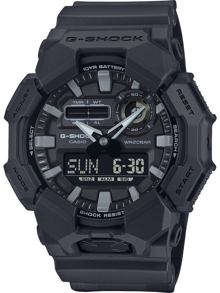 CASIO Quarzuhr Casio GA-010-1A1ER Herrenuhr G-Shock Classic 52mm 20ATM Casio GA-010-1A1ER Herrenuhr G-Shock Classic 52mm 20ATM von CASIO