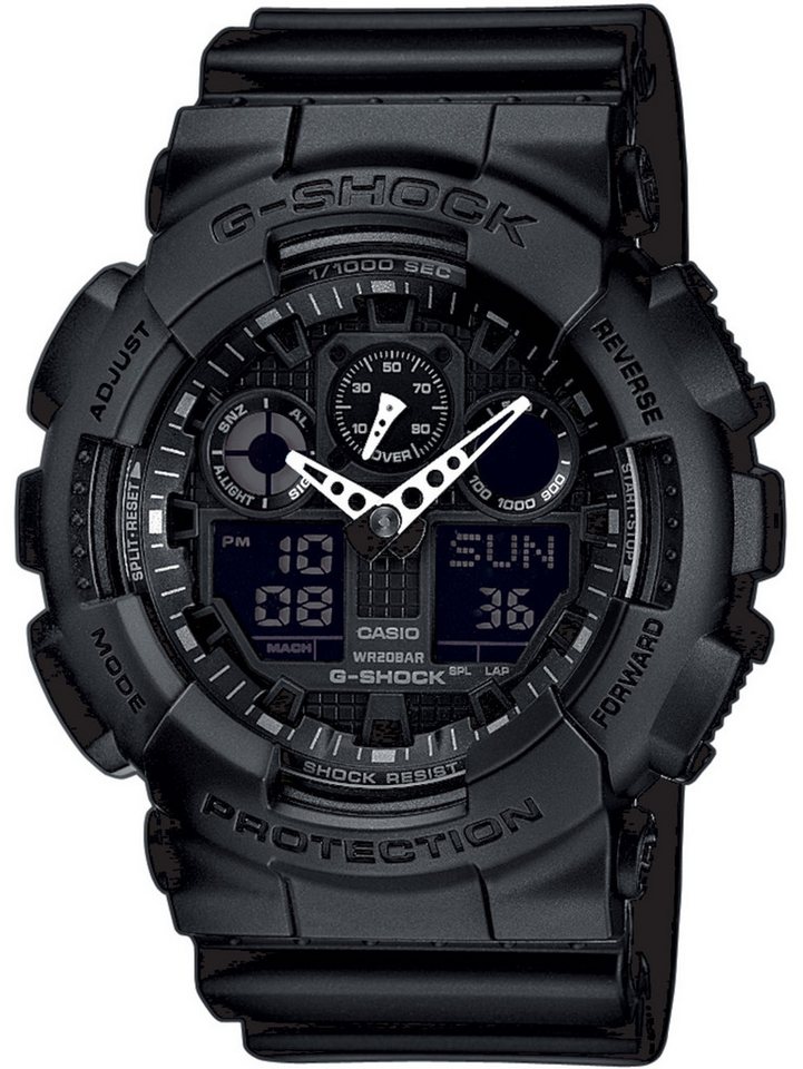 CASIO Quarzuhr Casio GA-100-1A1ER G-Shock Herrenuhr 51mm 20atm Casio GA-100-1A1ER G-Shock Herrenuhr 51mm 20atm CASIO Quarzuhr Casio GA-100-1A1ER G-Shock Herrenuhr 51mm 20atm Casio GA-100-1A1ER G-Shock Herrenuhr 51mm 20atm von CASIO