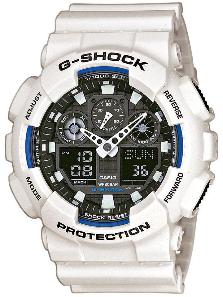 CASIO Quarzuhr Casio GA-100B-7AER G-Shock Herrenuhr 51mm 20atm Casio GA-100B-7AER G-Shock Herrenuhr 51mm 20atm von CASIO