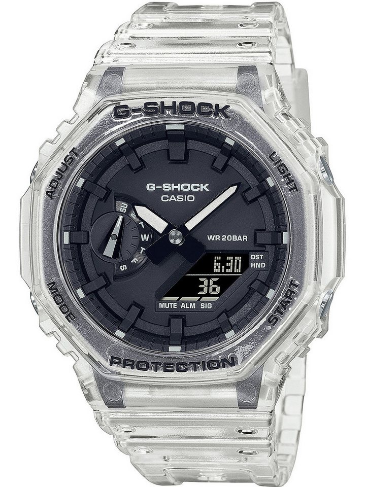 CASIO Quarzuhr Casio GA-2100SKE-7AER G-Shock Herrenuhr 45mm 20ATM Casio GA-2100SKE-7AER G-Shock Herrenuhr 45mm 20ATM von CASIO