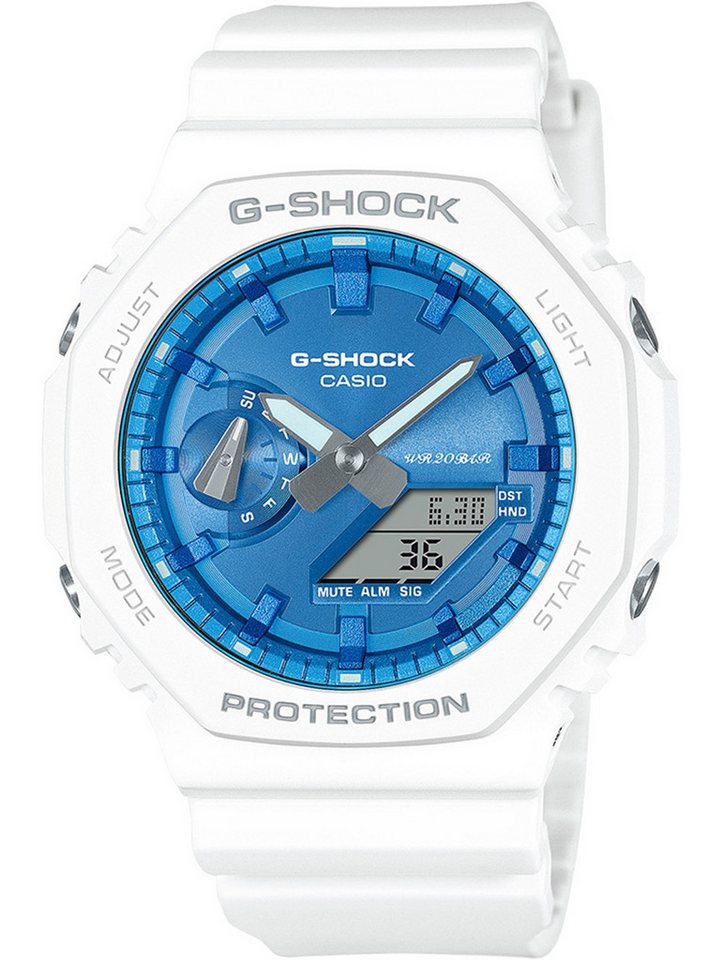 CASIO Quarzuhr Casio GA-2100WS-7AER Herrenuhr G-Shock Classic 45mm 20ATM Casio GA-2100WS-7AER Herrenuhr G-Shock Classic 45mm 20ATM von CASIO