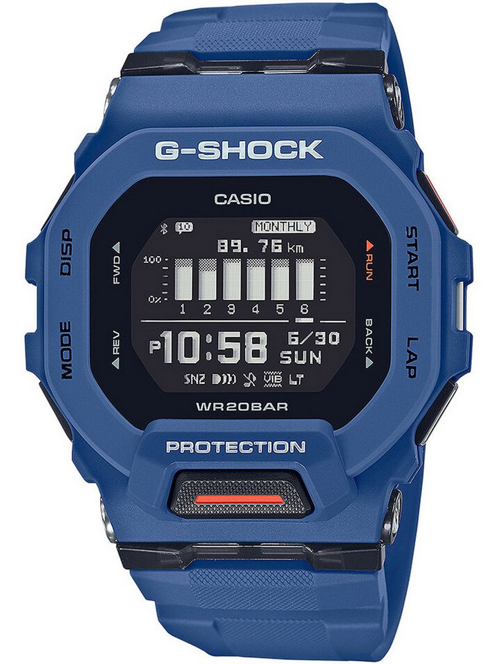 CASIO Quarzuhr Casio GBD-200-2ER G-Shock Herrenuhr 46mm 20ATM Casio GBD-200-2ER G-Shock Herrenuhr 46mm 20ATM von CASIO