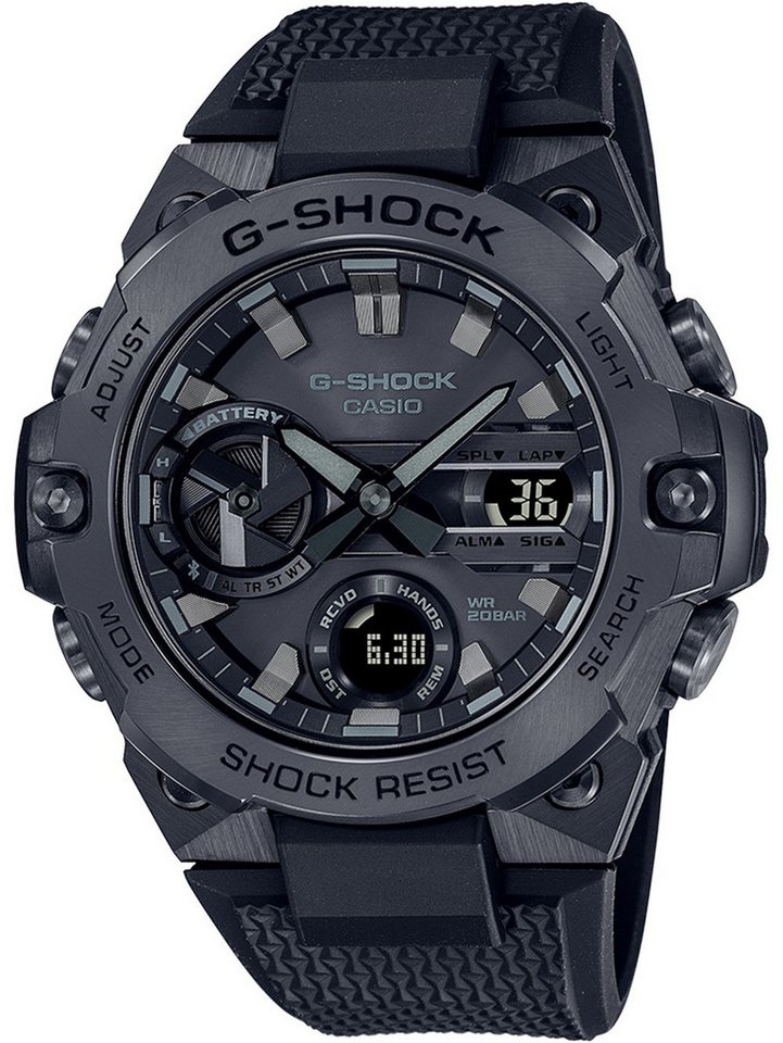CASIO Quarzuhr Casio GST-B400BB-1AER Herrenuhr G-Shock G-Steel Funkuhr Solar 50mm 20A Casio GST-B400BB-1AER Herrenuhr G-Shock G-Steel Funkuhr Solar 50mm 20ATM von CASIO