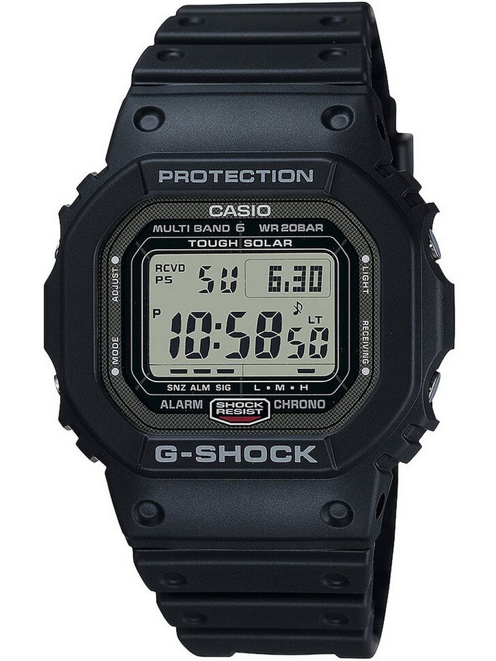 CASIO Quarzuhr Casio GW-5000U-1ER G-Shock Solar Funkuhr Herrenuhr 43mm 20ATM Casio GW-5000U-1ER G-Shock Solar Funkuhr Herrenuhr 43mm 20ATM von CASIO