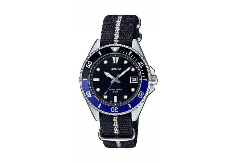 CASIO Quarzuhr Casio Kinderarmbanduhr MDV-10C-1A2VEF Edelstahl, Aluminium, (1-tlg) von CASIO