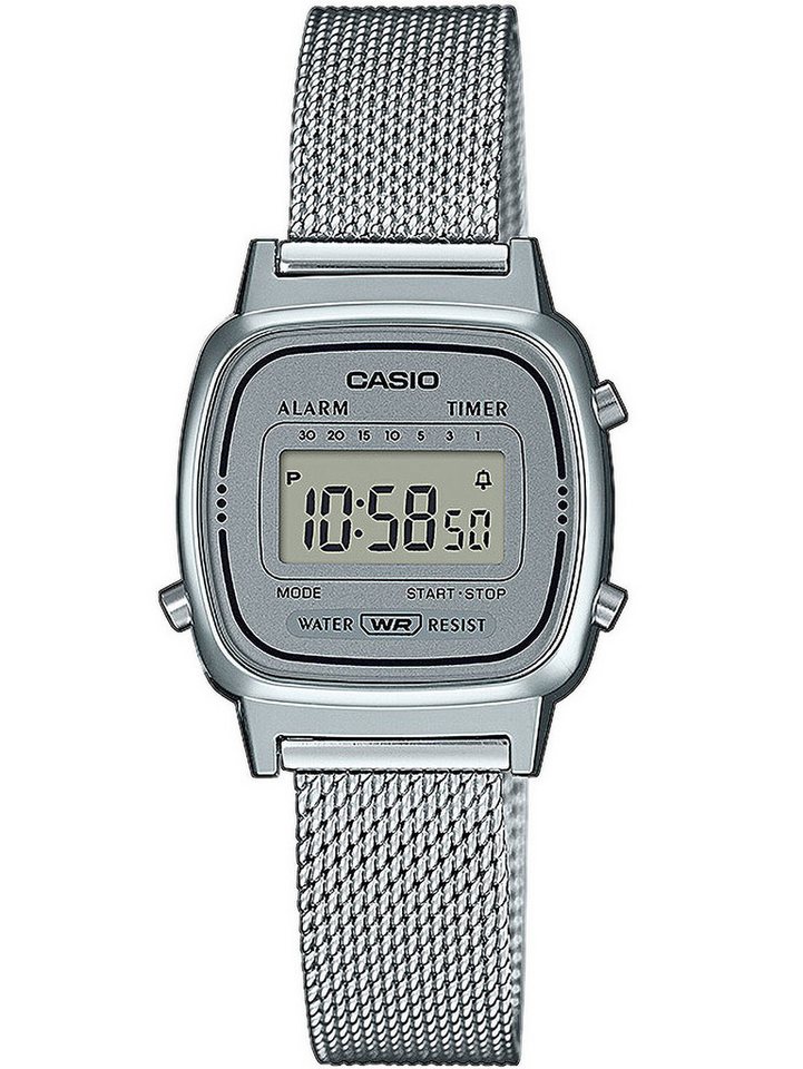 CASIO Quarzuhr Casio LA670WEM-7EF Vintage Mini Damenuhr 25mm Casio LA670WEM-7EF Vintage Mini Damenuhr 25mm von CASIO