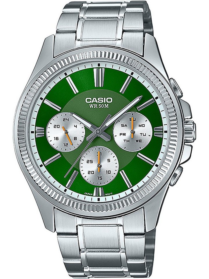 CASIO Quarzuhr Casio MTP-1375PD-3AVEF Herrenuhr Timeless collection 44mm 5ATM Casio MTP-1375PD-3AVEF Herrenuhr Timeless collection 44mm 5ATM von CASIO