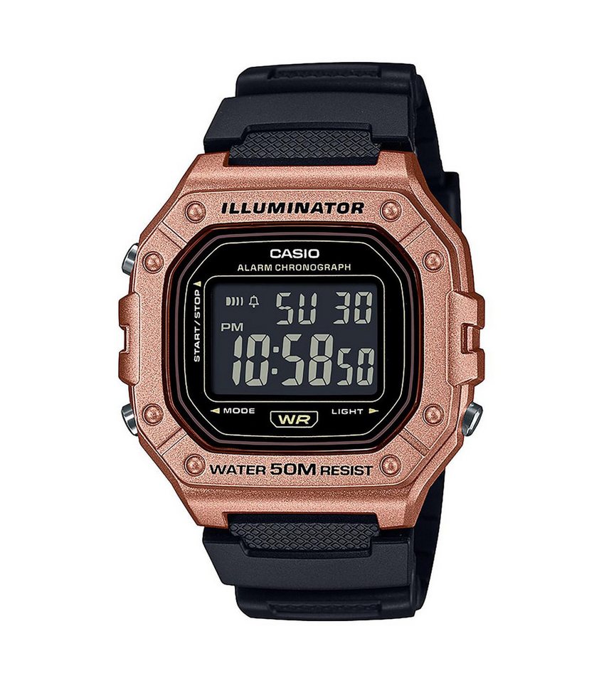 CASIO Quarzuhr Casio Timeless Collection W-218HM-5BVEF Resin, (1-tlg) von CASIO