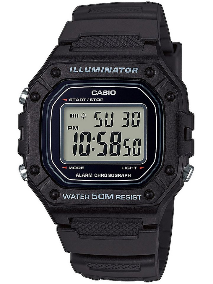 CASIO Quarzuhr Casio W-218H-1AVEF Collection Herrenuhr 43mm 5ATM Casio W-218H-1AVEF Collection Herrenuhr 43mm 5ATM von CASIO