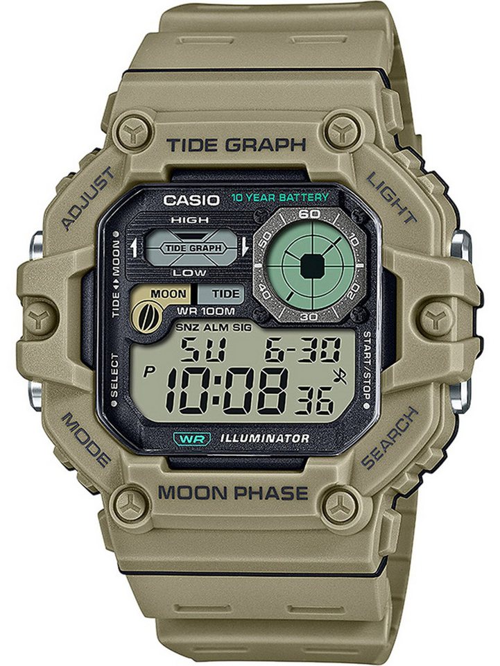 CASIO Quarzuhr Casio WS-1700H-5AVEF Herrenuhr Timeless collection 48mm 1ATM Casio WS-1700H-5AVEF Herrenuhr Timeless collection 48mm 1ATM von CASIO