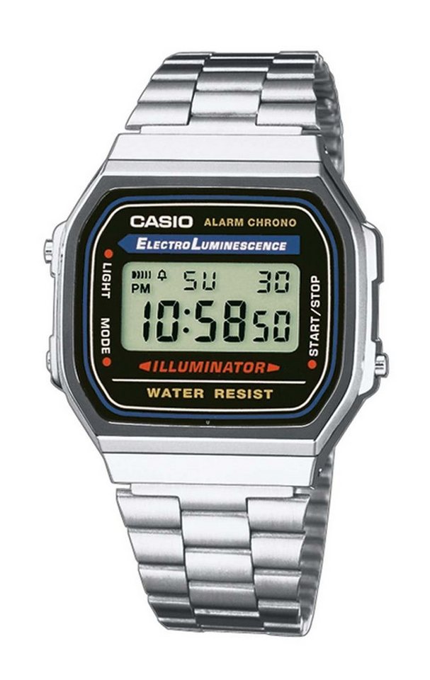 CASIO Quarzuhr Damenuhr und Herrenuhr - Serie: Collection - Casio Modell: A168WA-1YES von CASIO