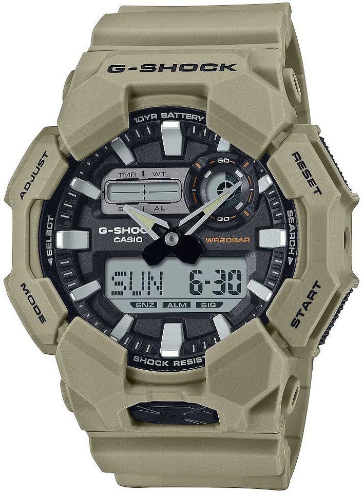 CASIO Quarzuhr Herrenuhr - Casio Modell: GA-010-5AER von CASIO