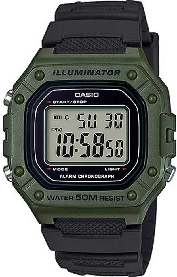 CASIO Quarzuhr Herrenuhr - Casio Modell: W-218H-3AVEF von CASIO