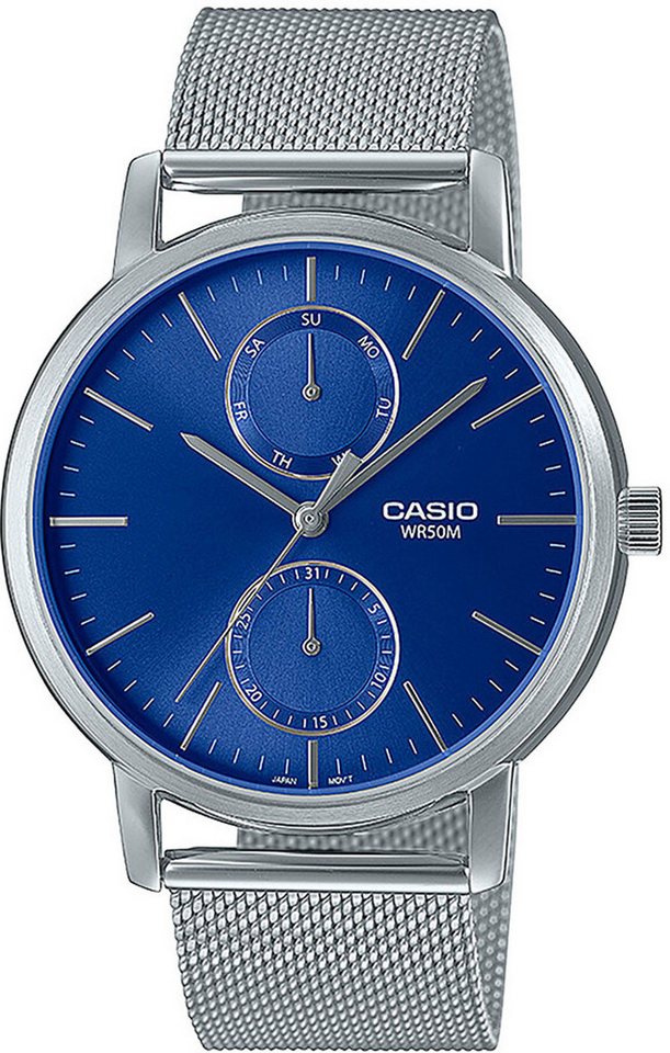 CASIO Quarzuhr Herrenuhr Edelstahl - Casio Modell: MTP-B310M-2AVEF von CASIO